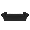 Ver imagem 1 de Recamier Baú Calçadeira Quarto Casal 138cm Barcelona:suede Preto