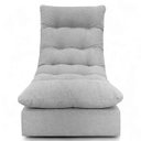 Ver imagem 4 de Poltrona Balance Decorativa com Leve Balanço Bouclé Premium de Luxo para Sala Quarto Área de Leitura