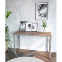 Ver imagem 1 de Aparador para Sala de Estar 120x75x45cm São Paulo Cinza/Estanho/MDF Nogál Malaga