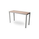 Ver imagem 2 de Aparador para Sala de Estar 120x75x45cm São Paulo Cinza/Estanho/MDF Nogál Malaga