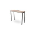 Ver imagem 2 de Aparador para Sala de Estar 90x75x35cm São Paulo Cinza/Estanho/MDF Nogál Malaga