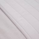 Ver imagem 3 de Kit Colcha Casal Lino Stile 100% Poliéster 220x240cm Tessi Cinza Fog