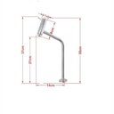 Ver imagem 3 de Kit Cuba de Vidro + Torneira para Lavatório Oval Chanfrada 46cm