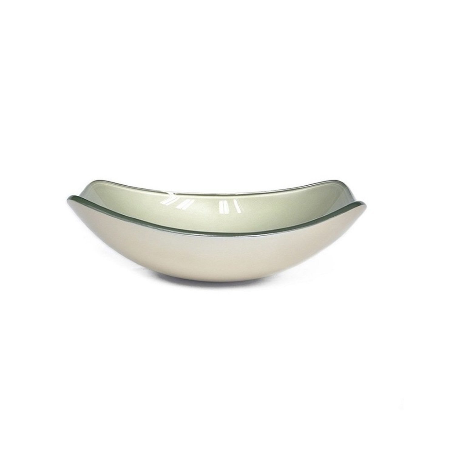 Kit Cuba de Vidro + Torneira para Lavatório Oval Chanfrada 46cm - 6