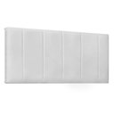 Ver imagem 1 de Cabeceira Painel Solteiro 0,90m Ravenna Corano Branco