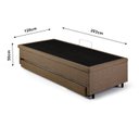 Ver imagem 2 de Bicama com Baú Viúva 120x203 Cm em Linho