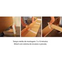 Ver imagem 4 de Cama Box Base Universal Casal ClickBox Suede Clean (138x188x28) - Herval