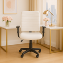 Ver imagem 3 de Cadeira Escritório Ergonômica Branca Nr17 Giratória Executiva Home Office Braços Reguláveis Rodínha