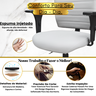 Cadeira Escritório Ergonômica Branca Nr17 Giratória Executiva Home Office Braços Reguláveis Rodínha - 7