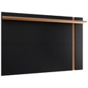 Ver imagem 1 de Painel para Tv 70 Pol Extensível 180cm Lara C04 Preto Fosco Noce Milano - Lyam Decor