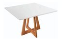 Ver imagem 2 de Mesa Quadrada Tampo de Vidro 1,35 X 1,35 Cannes Gold Salas