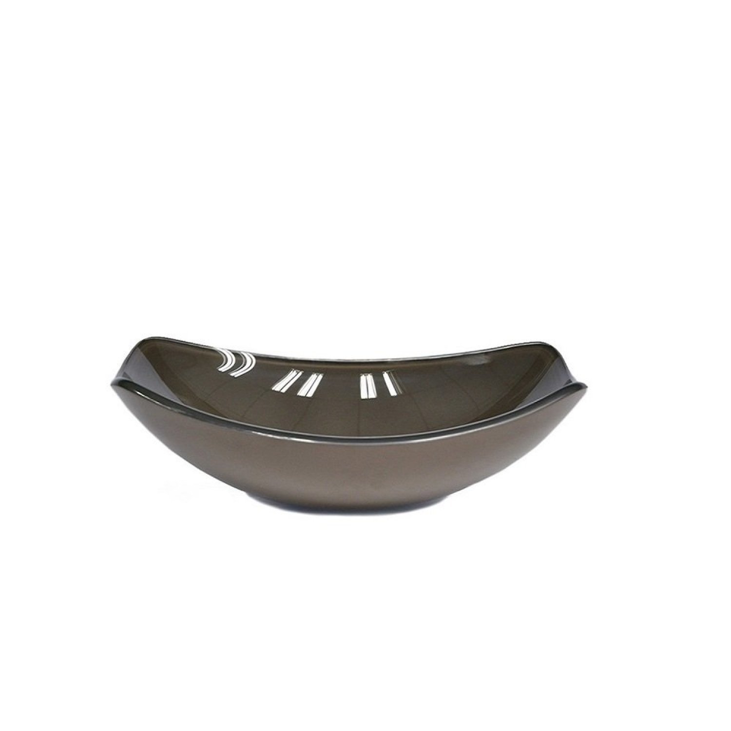 Kit Cuba de Vidro + Torneira para Lavatório Oval Chanfrada 46cm - 5