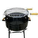 Ver imagem 3 de Churrasqueira Pop Redonda com Grelha 38x79 Preto