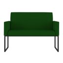 Ver imagem 6 de Kit Sofá 2 Lugares + 2 Poltronas para Recepção Sala Balaqui Cor:verde Verde