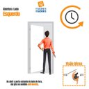 Ver imagem 7 de Kit Porta de Madeira 215x87cm Batente 7,5cm com Guarnição Cristal Primer Uniportas Abertura Esquerda