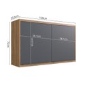 Ver mais imagens de Cozinha Completa 5 Peças 6 Portas Viena