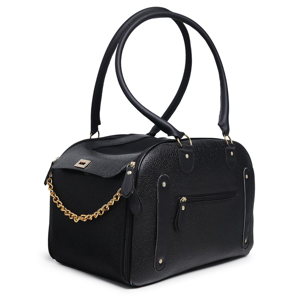 Bolsa de Transporte Pet Rita Acuio Preta Cor:Preta;Tamanho:Único - 4