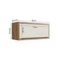 Ver mais imagens de Cozinha Completa Modulada 6 Peças 2 Balcões 3 Armários Aéreos e 1 Torre Quente 100% MDF Viena Freijó
