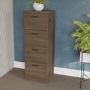 Ver imagem 1 de Porta Arquivos 4 Gavetas Versatile Munique 47cm