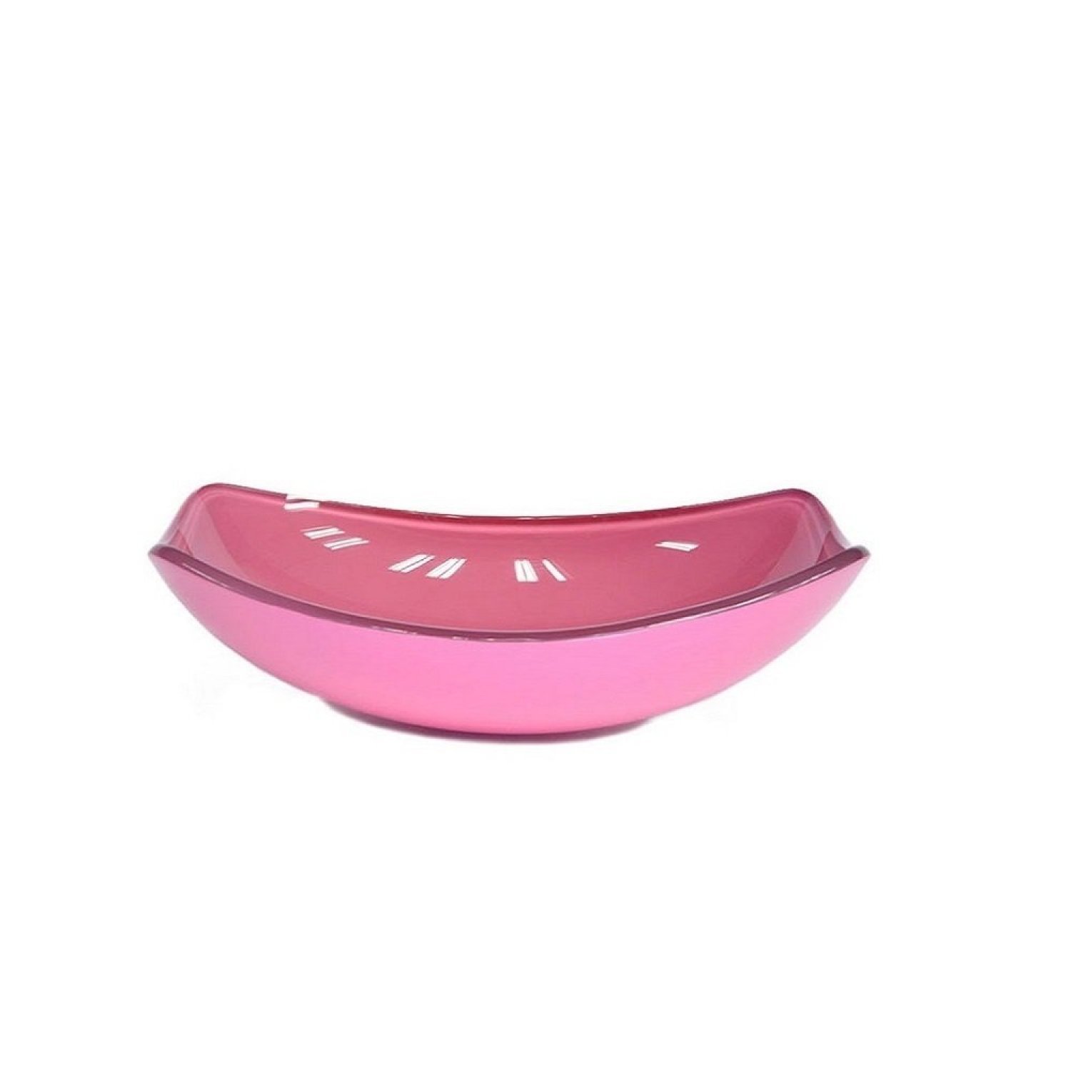 Kit Cuba de Vidro + Torneira para Lavatório Oval Chanfrada 46cm - 6