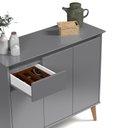 Ver imagem 2 de Aparador Veneza: Cinza