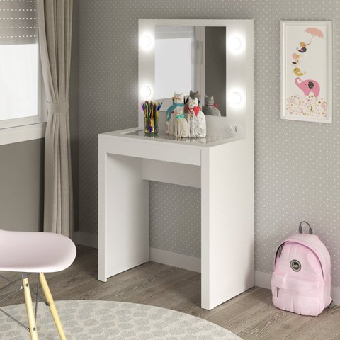 Conjunto Sala de Jantar Mesa Retangular 100x60cm Tampo Madeira MDP Ardósia Indiana 4 Cadeiras Paraty Branco/C. Marrom