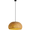 Ver imagem 1 de Luminária Pendente 30cm Lustre Teto Bambu Natural Gimpo Kjdd-e-639-30cm
