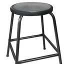 Ver imagem 2 de Kit 2 Bancos Banqueta Bar 55cm Empilhavel Para Lanchonete Mesa Cozinha Preto