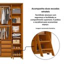 Ver imagem 5 de Guarda Roupa Casal Dali 2 Portas Deslizante 278 Cm Cumaru Madetec