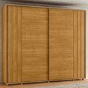 Ver imagem 2 de Guarda Roupa Casal Dali 2 Portas Deslizante 278 Cm Cumaru Madetec