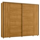 Ver imagem 1 de Guarda Roupa Casal Dali 2 Portas Deslizante 278 Cm Cumaru Madetec