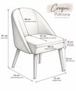 Ver imagem 6 de Cadeira Poltrona Lua Suede Bege Pés Palito p/ Sala, Quarto, Escritório, Recepção e Clínica