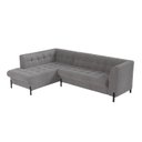 Ver imagem 2 de Sofá 3 Lugares com Chaise Terminal Cod. 1998 Zênite Yescasa Cinza