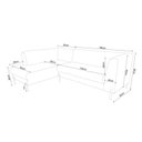 Ver imagem 3 de Sofá 3 Lugares com Chaise Terminal Cod. 1998 Zênite Yescasa Cinza