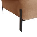 Ver imagem 7 de Sofá 3 Lugares com Chaise Terminal Cod. 2872 Zênite Yescasa Marrom Terracota