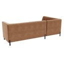 Ver imagem 5 de Sofá 3 Lugares com Chaise Terminal Cod. 2872 Zênite Yescasa Marrom Terracota