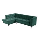 Ver imagem 2 de Sofá 3 Lugares com Chaise Terminal Cod. 2879 Zênite Yescasa Verde Militar