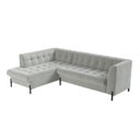 Ver imagem 2 de Sofá 3 Lugares com Chaise Terminal Cod. 2881 Zênite Yescasa Bege