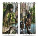 Ver imagem 1 de Cortina Infantil Estampada 2,60 X 1,50m Dinossauro Mod 02