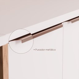 Bancada Ilha 6 Peças 3 Portas Cozinha Viena - 8