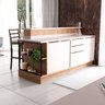 Bancada Ilha 6 Peças 3 Portas Cozinha Viena - 1