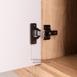 Bancada Ilha 6 Peças 3 Portas Cozinha Viena - 9