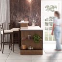 Ver imagem 4 de Bancada Ilha 6 Peças 3 Portas Cozinha Viena