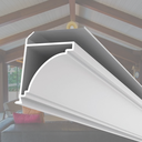 Ver imagem 1 de Moldura de PVC 8MMX38MMX3M Permatti Branco
