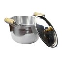 Ver imagem 2 de Panela Caldeirão de Alumínio Alça Madeira N°28 8,7l-carola