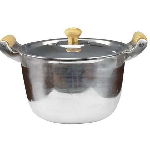 Panela Caldeirão de Alumínio Alça Madeira N°28 8,7l-carola