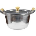 Ver imagem 1 de Panela Caldeirão de Alumínio Alça Madeira N°28 8,7l-carola