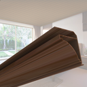 Ver imagem 1 de Moldura de PVC 8MMX38MMX3M Branco/Imbuia Permatti