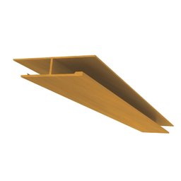 Emenda Rígida Pvc Perfil H 1,3mm X 4,8cm X 3m Permatti - 3