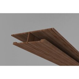 Emenda Rígida Pvc Perfil H 1,3mm X 4,8cm X 3m Permatti - 3